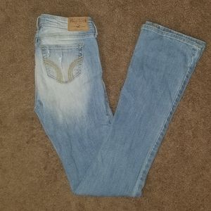 Hollister Low Rise Bootcut Light Wash Jeans